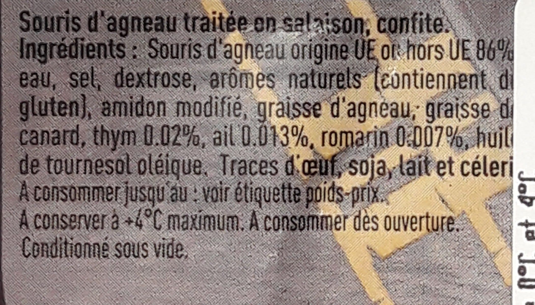 Tendre & Plus Souris d'agneau tendre et plus packshot