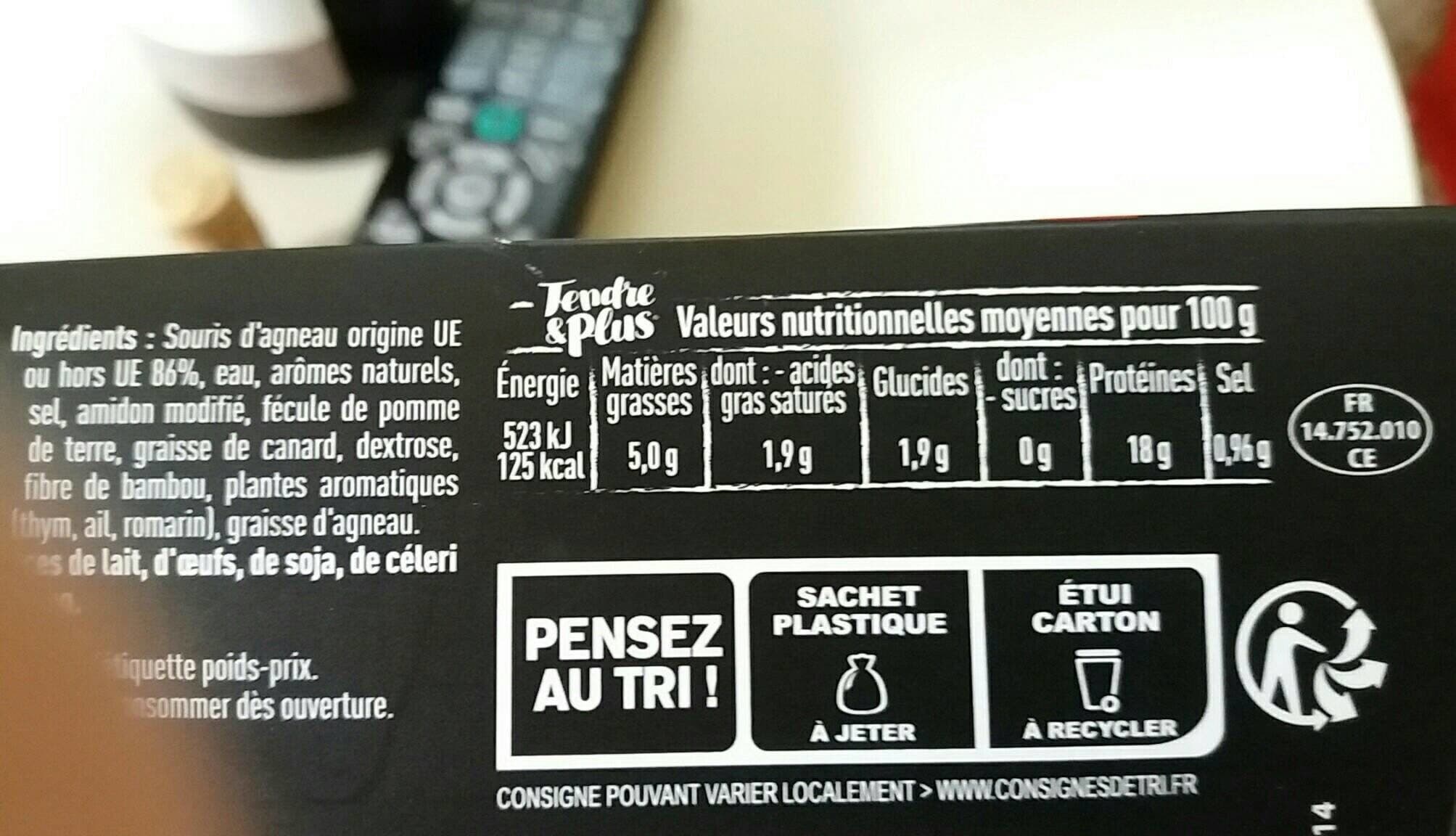 Tendre & Plus Souris agneau packshot