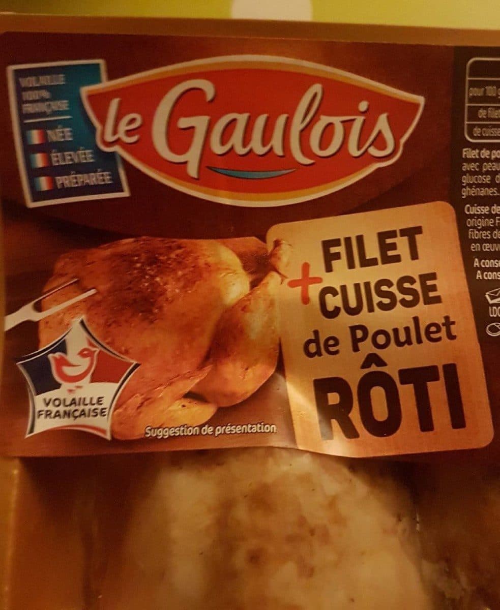Le Gaulois Filet de cuisse de poulet roti packshot