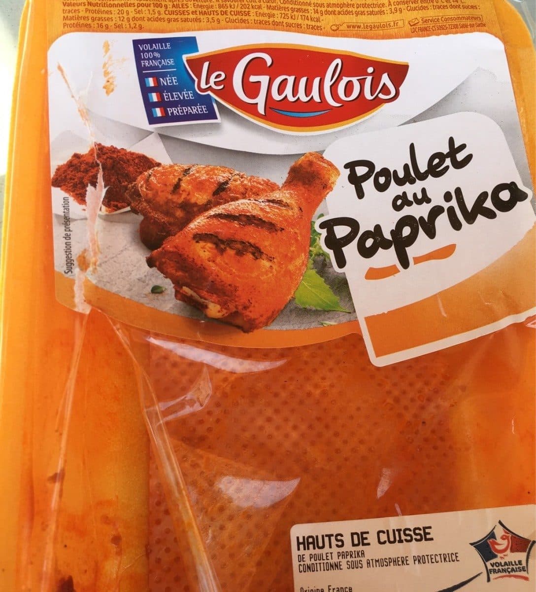 Open Food Facts Poulet au Paprika packshot