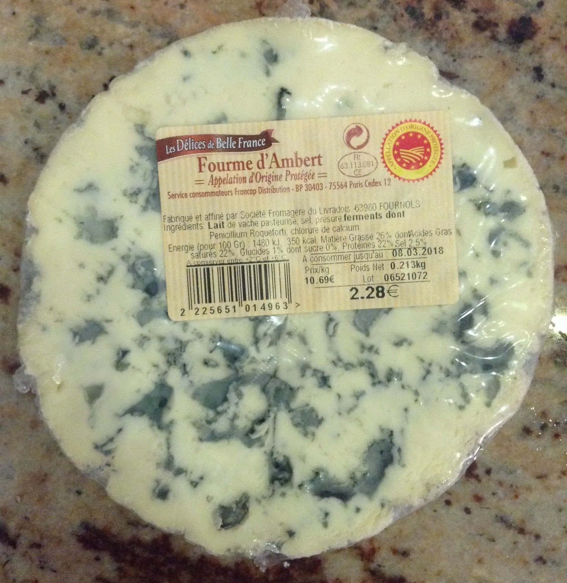 Belle France Fourme d'Ambert packshot