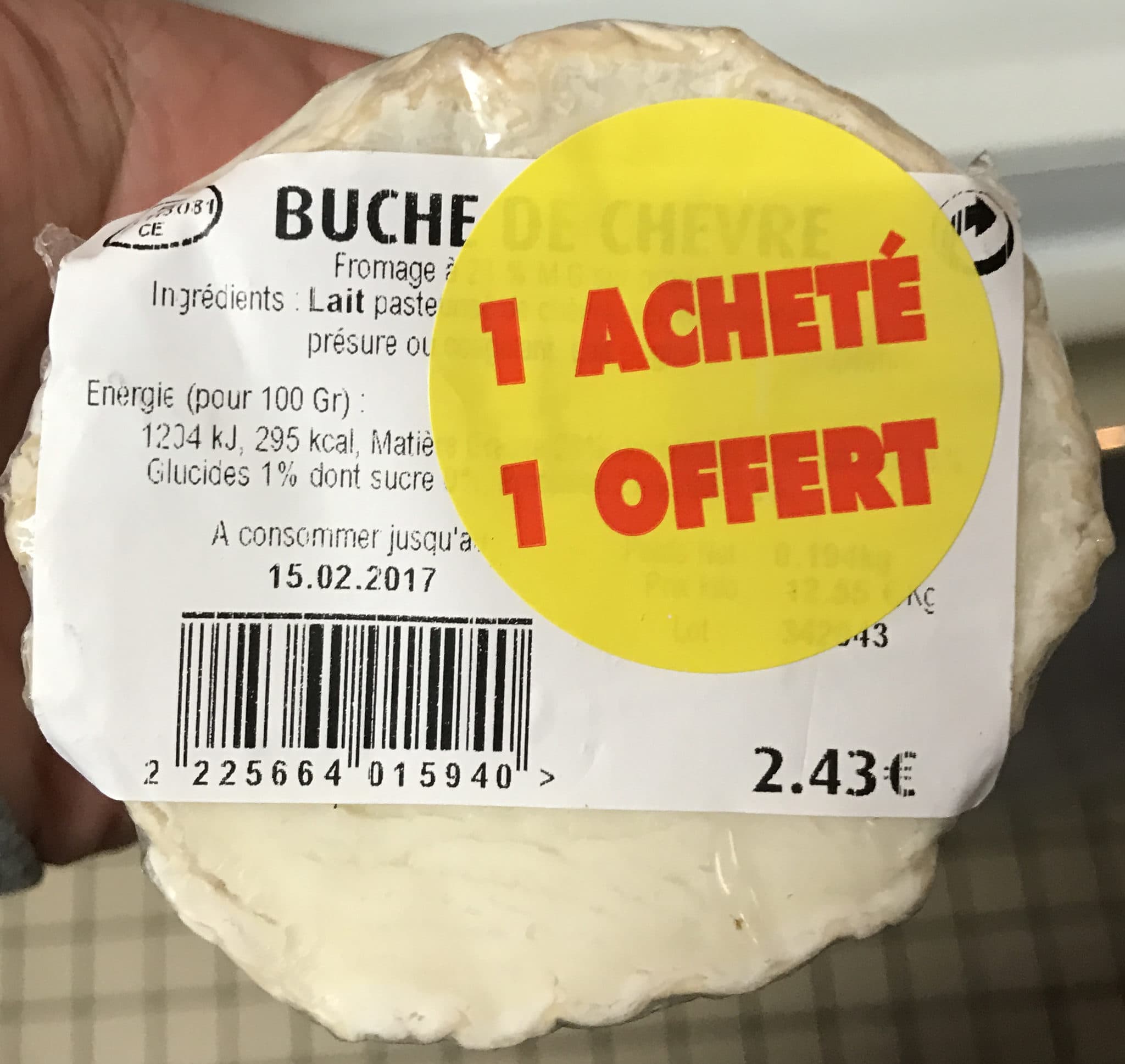 Sans marque Buche de chèvre packshot