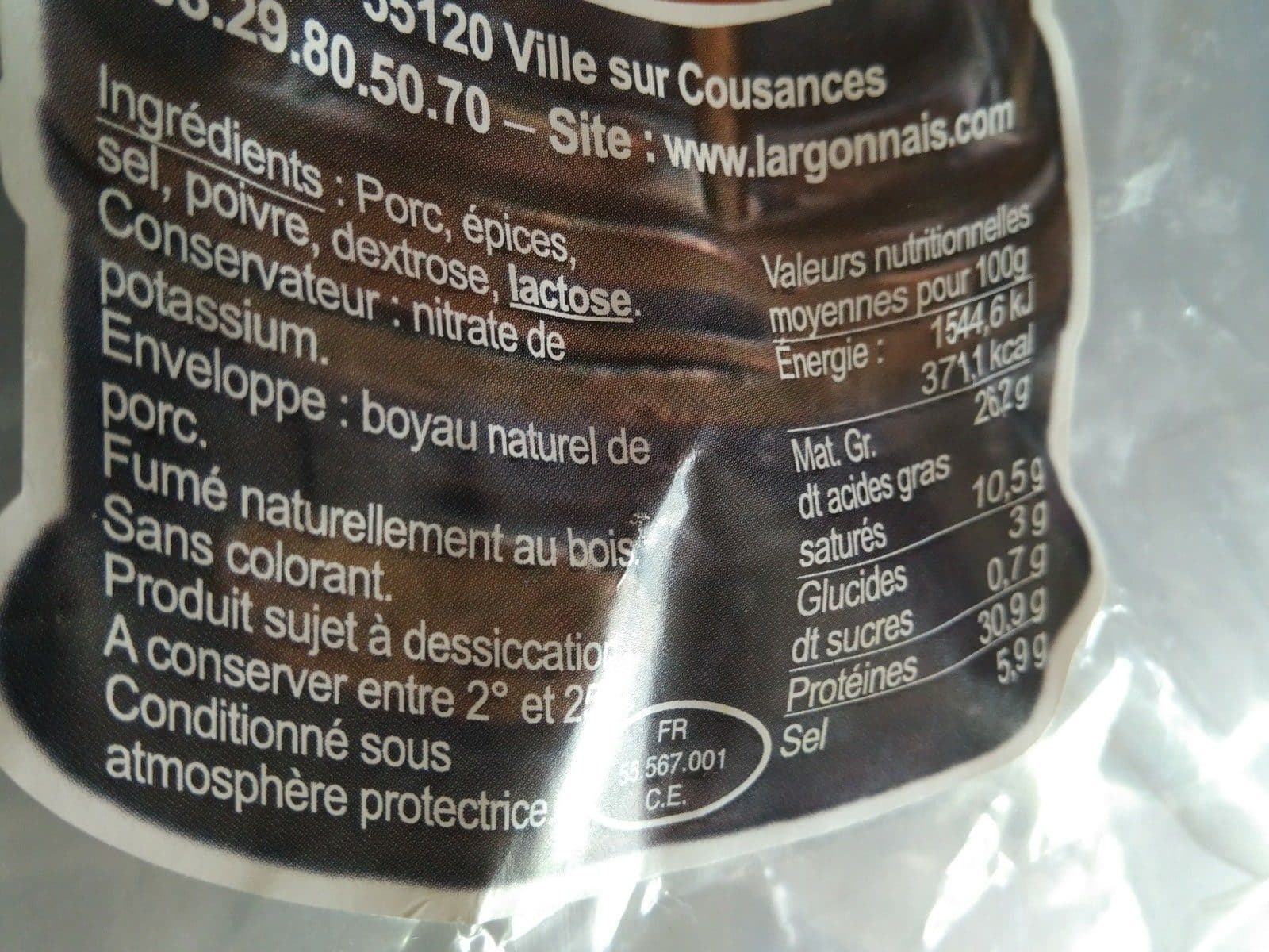 Open Food Facts Fuseau du mineur packshot