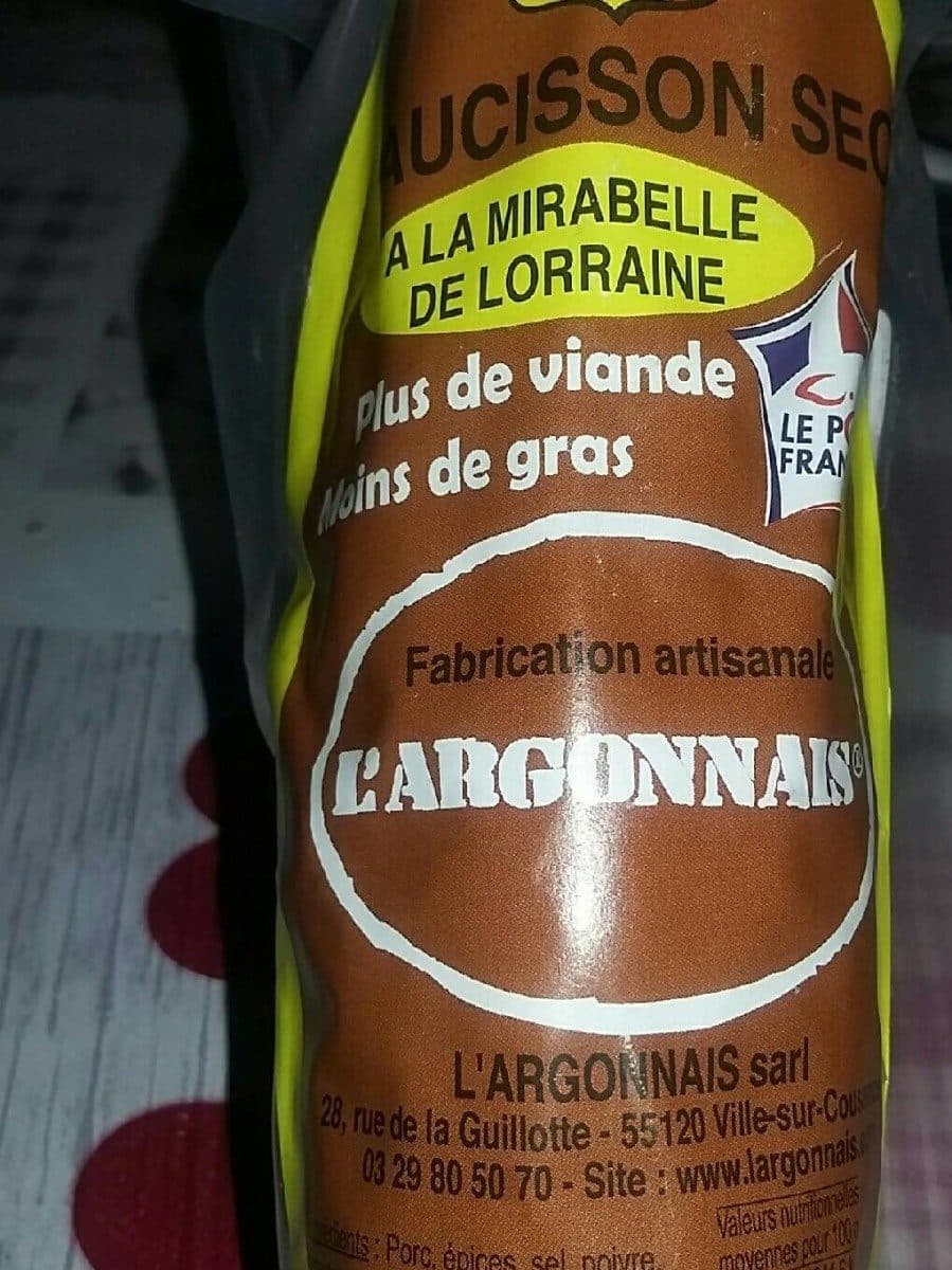 Open Food Facts Saucisson sec packshot