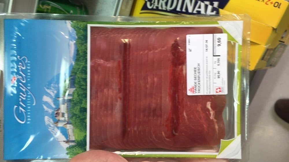 Open Food Facts Gruyères : viande séchée packshot