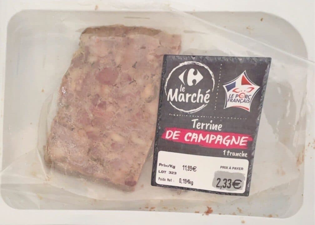 Chez Carrefour Terrine de campagne packshot
