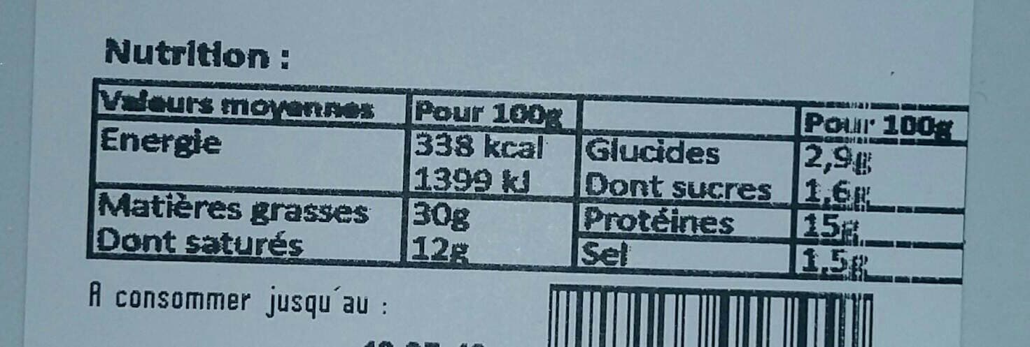Open Food Facts Terrine de campagne packshot