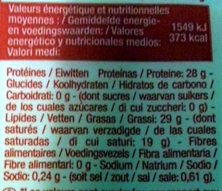 CMI (Carrefour Marchandises Internationales) Emmental Français (29 % MG) packshot