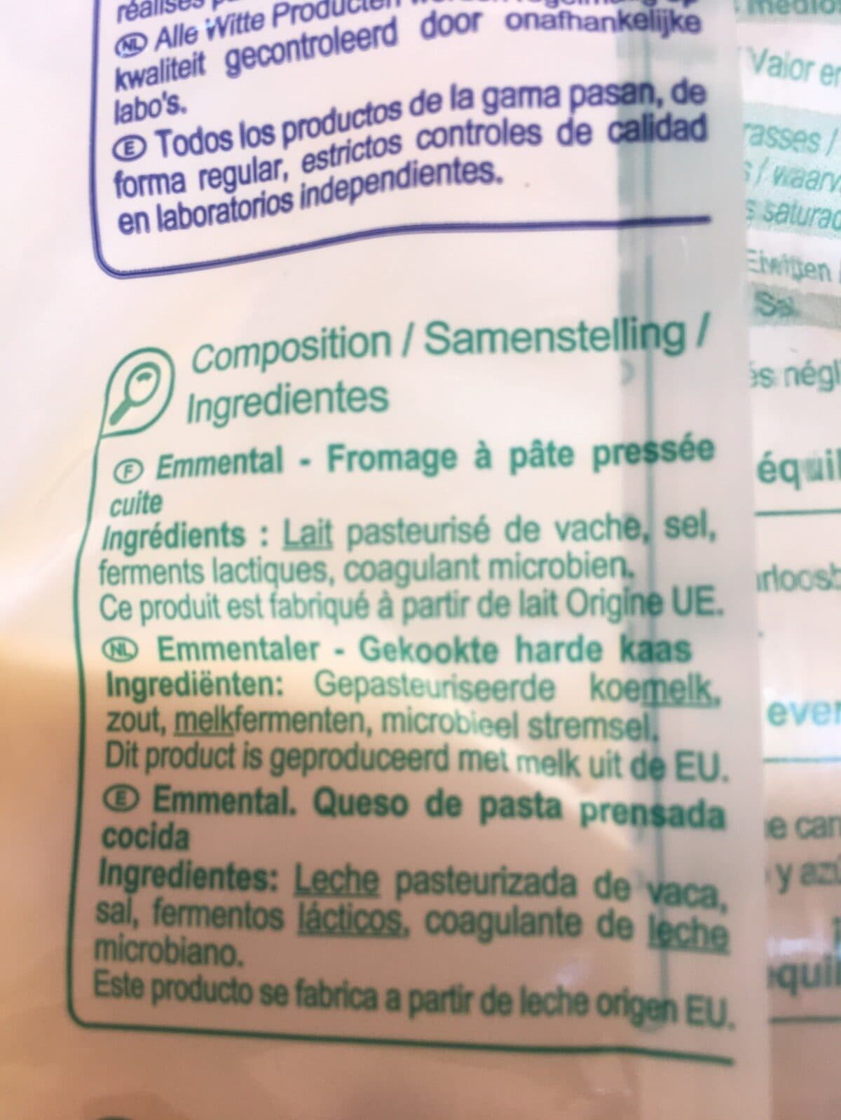 Open Food Facts Emmentalemmental bloc packshot
