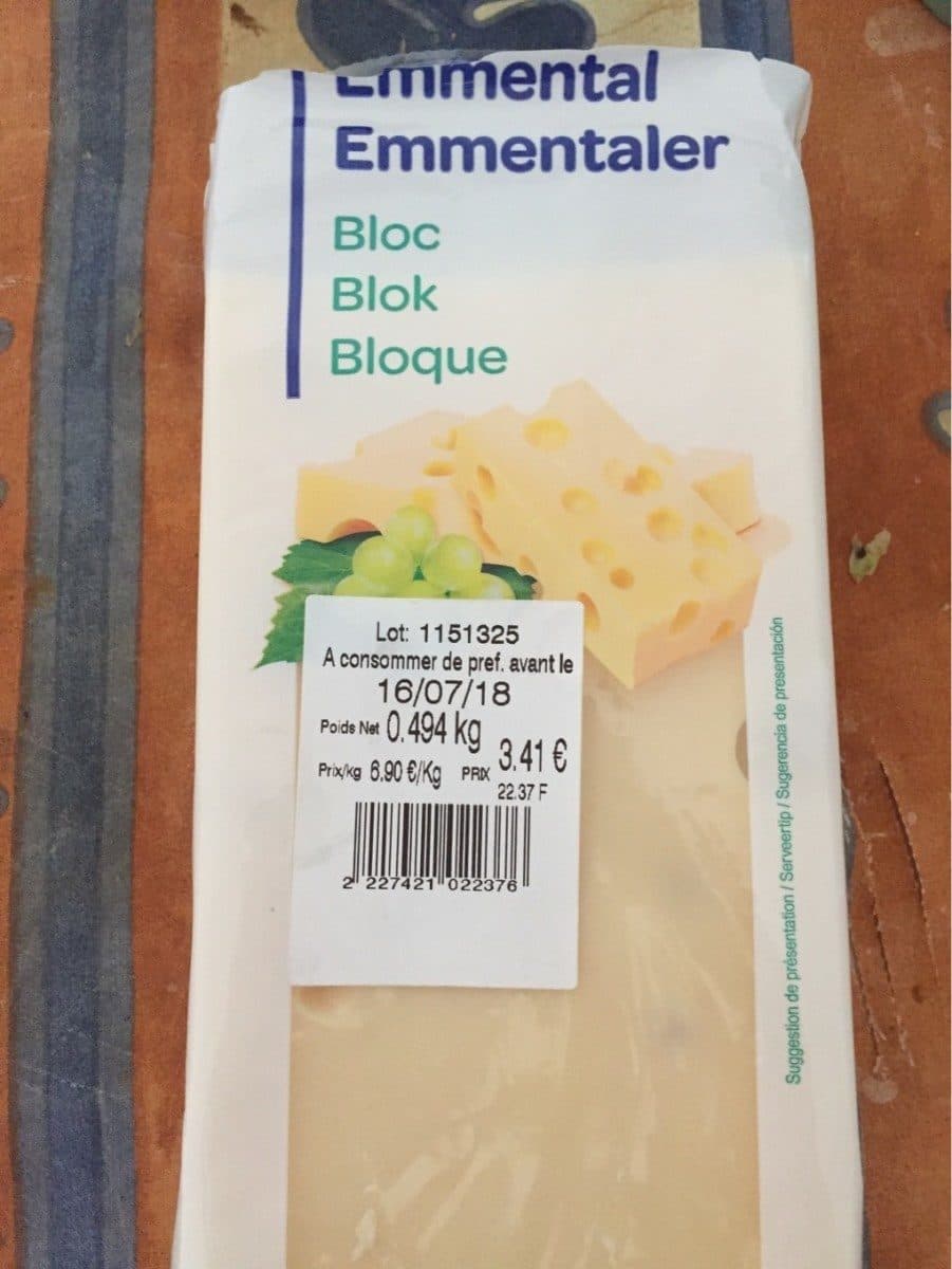 Open Food Facts Emmental packshot