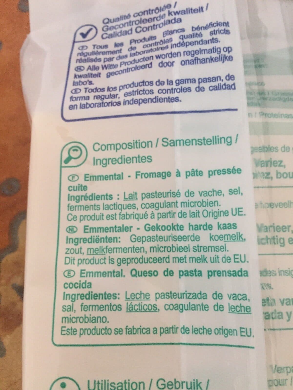 Open Food Facts Emmental packshot
