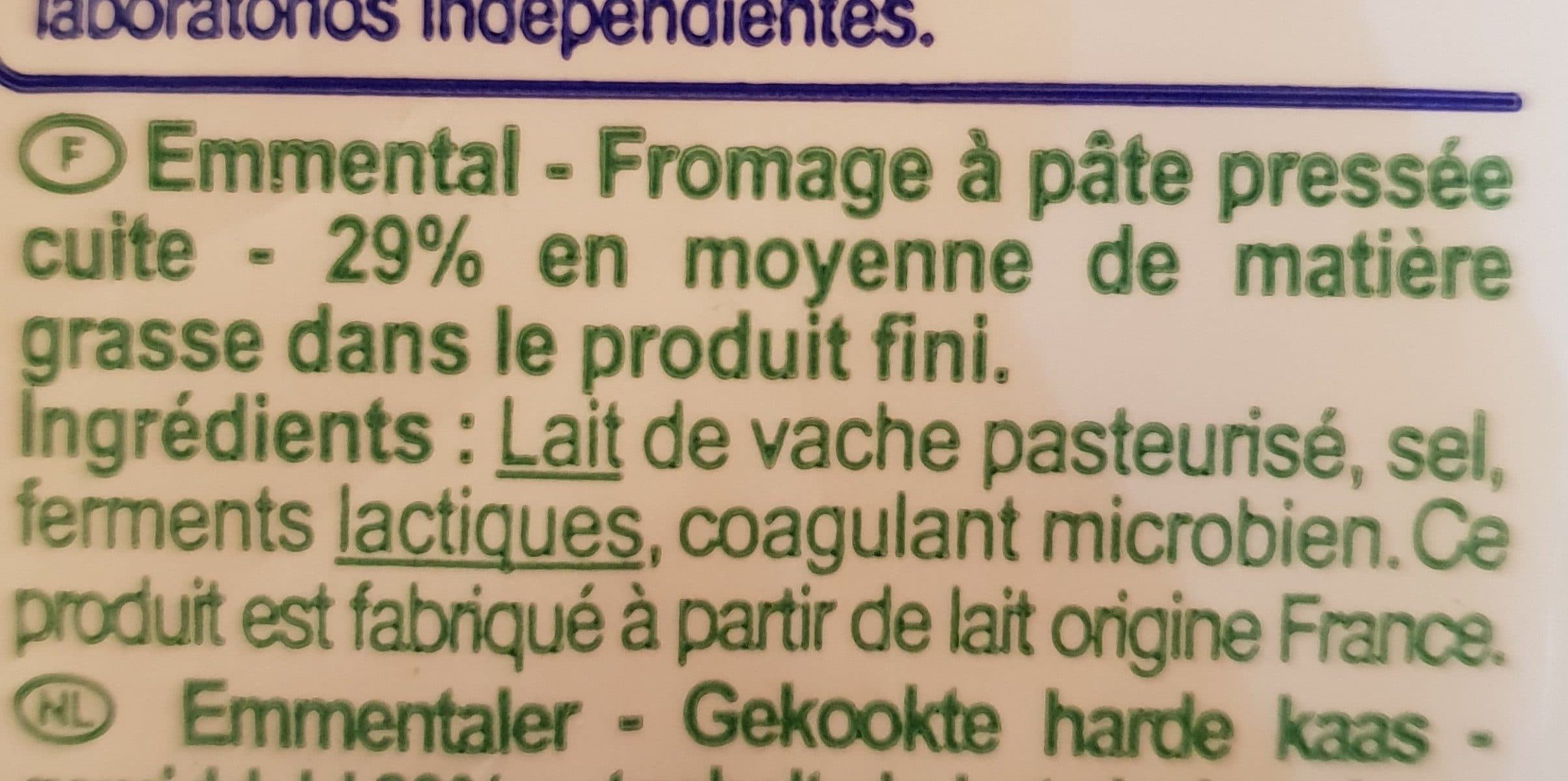 Open Food Facts Emmental packshot