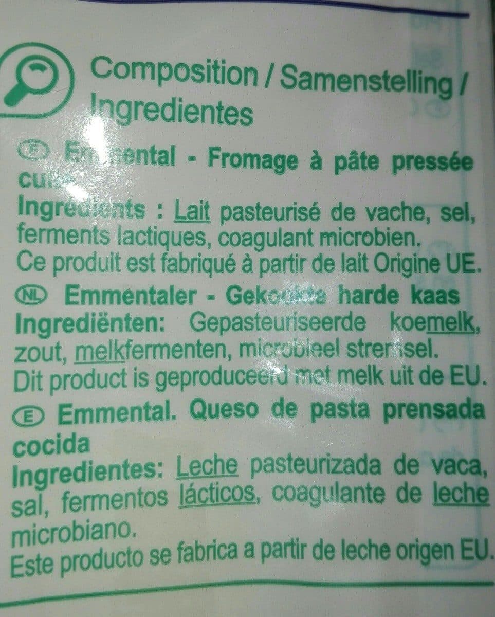 Open Food Facts Emmental bloc packshot