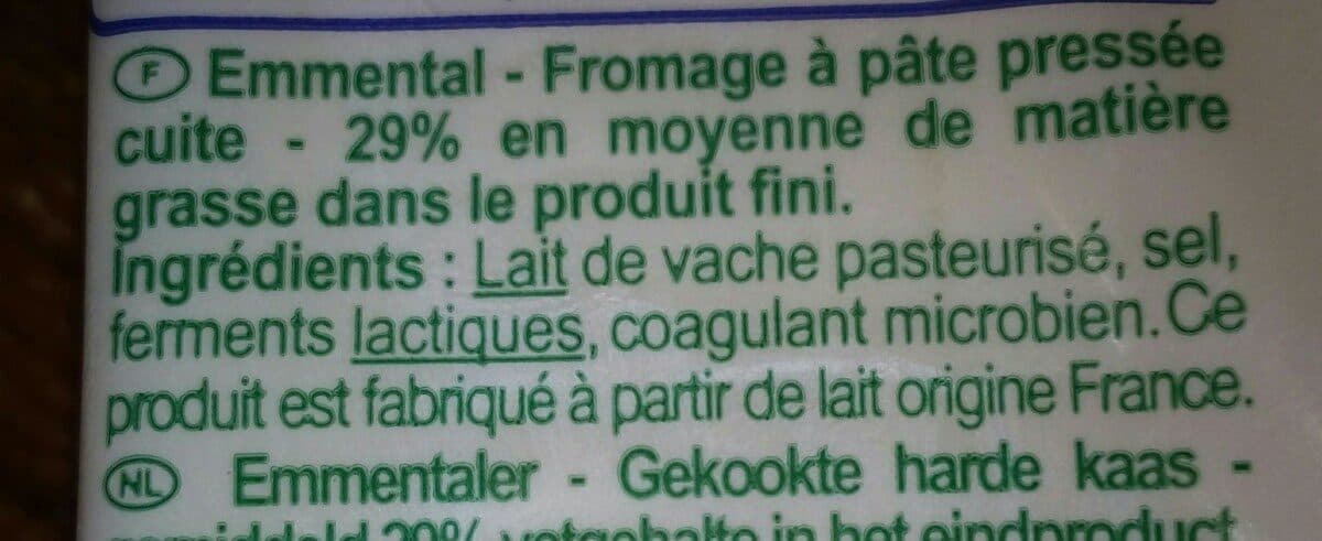Open Food Facts Emmental packshot