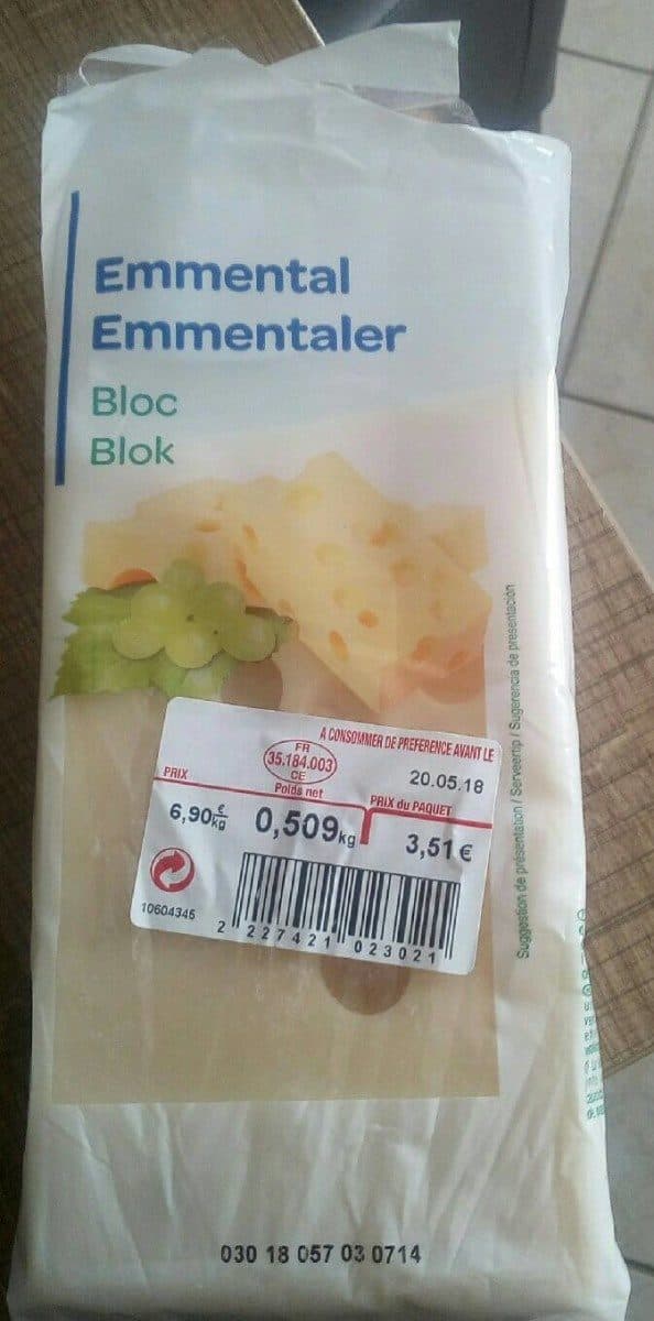 Open Food Facts Bloc emmental packshot