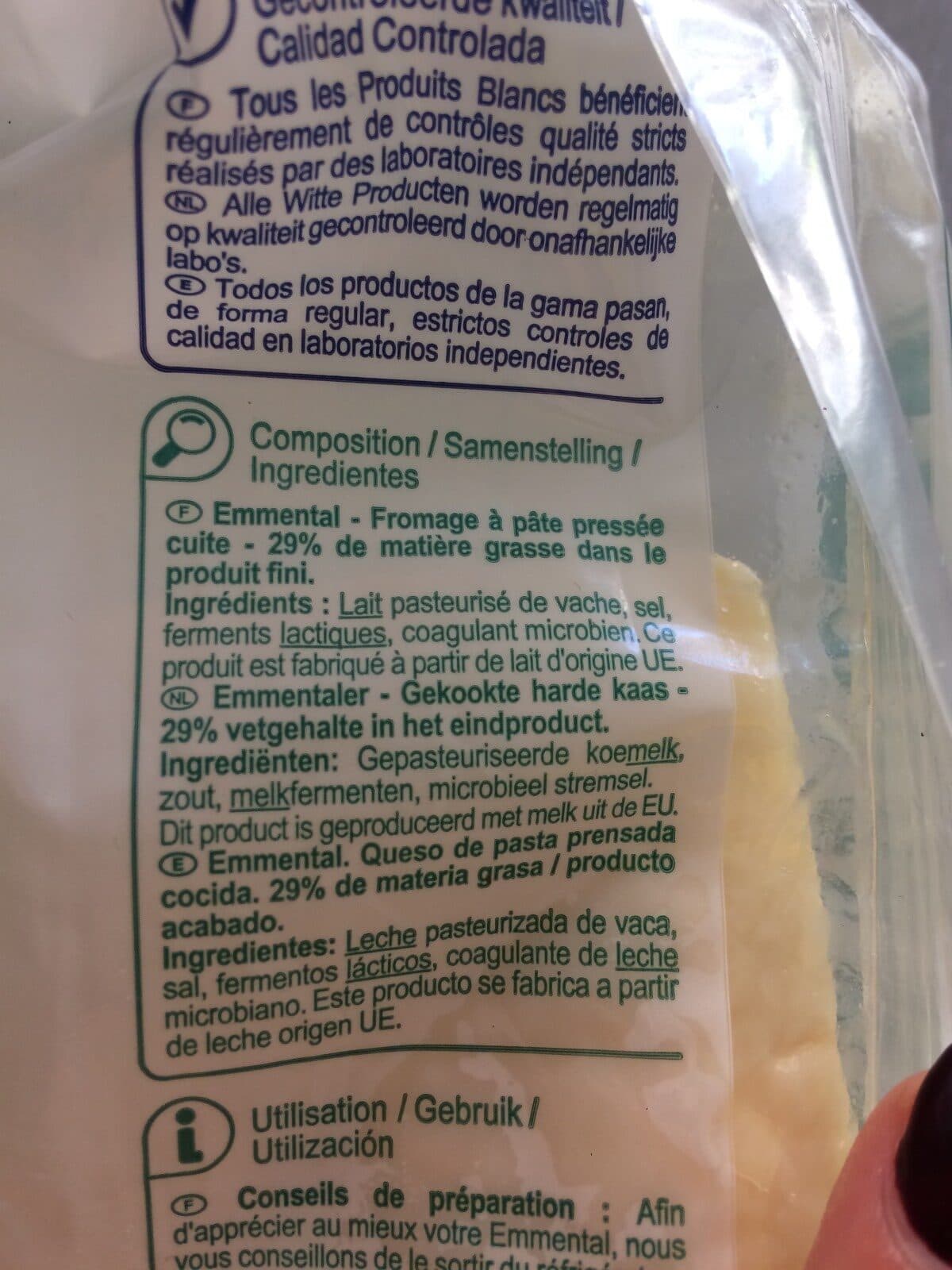 Open Food Facts Emmental packshot