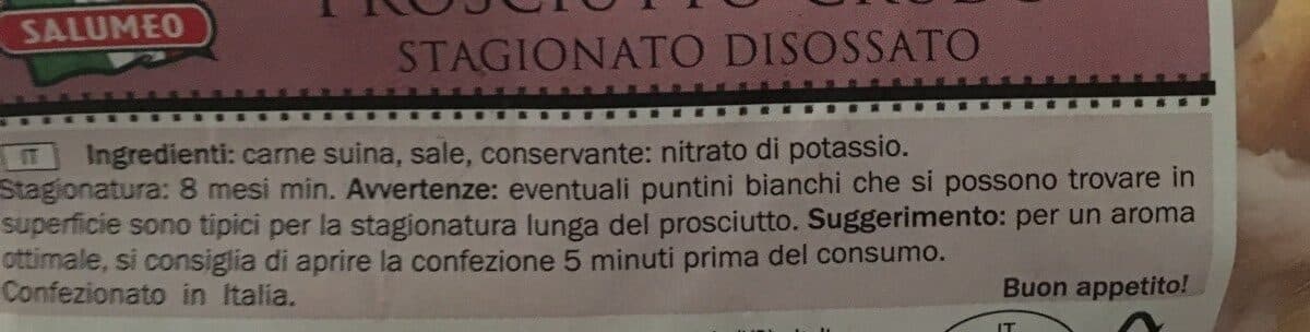 Lidl Prosciutto crudo packshot