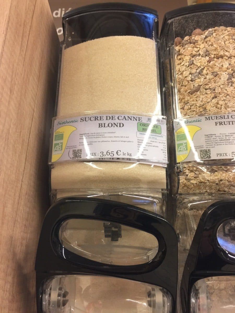 Open Food Facts Sucre de canne blond packshot