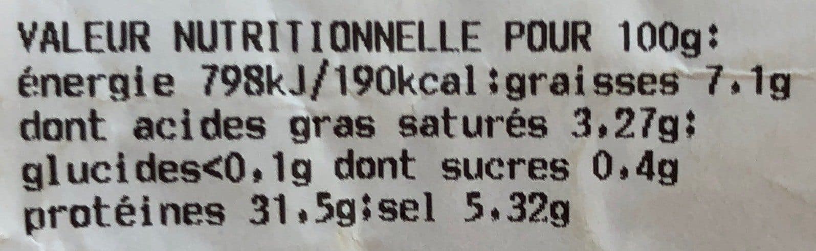 Open Food Facts Lonzo Fumé fabriqué en Corse packshot