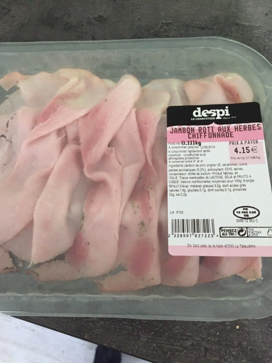 Open Food Facts Jambon roti aix herbes packshot