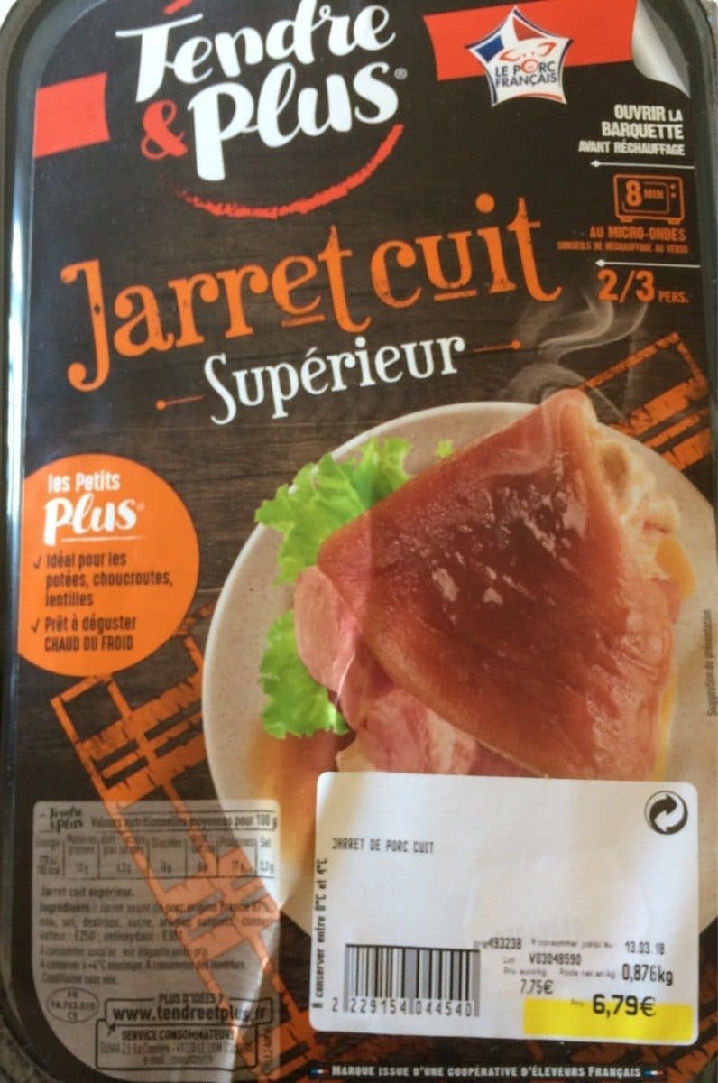 Tendre & Plus Jarret cuit packshot