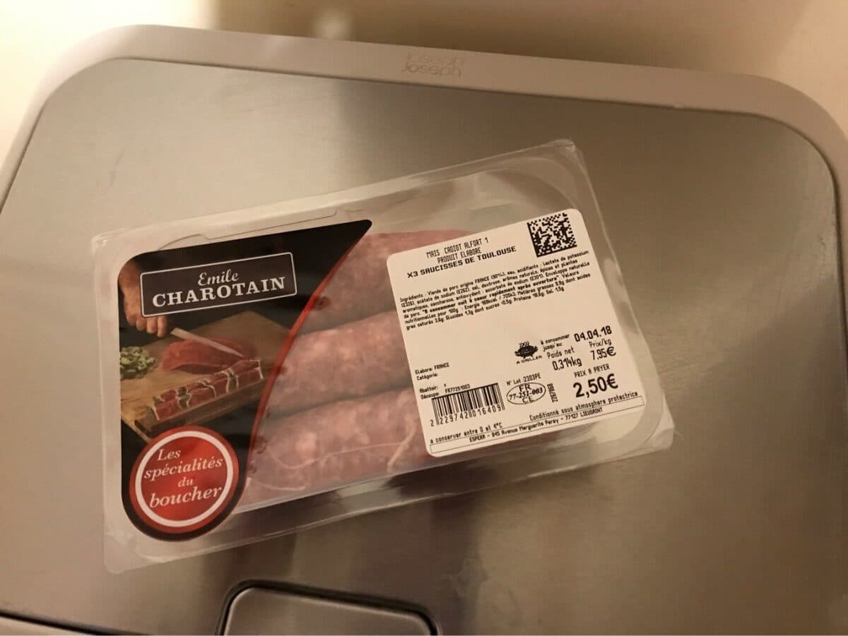 Open Food Facts Saucisses deToulouse packshot