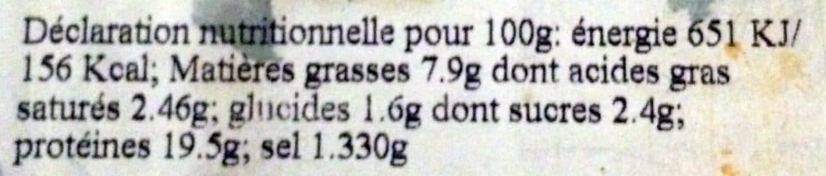 Open Food Facts Aile de poulet crue a la mexicaine packshot