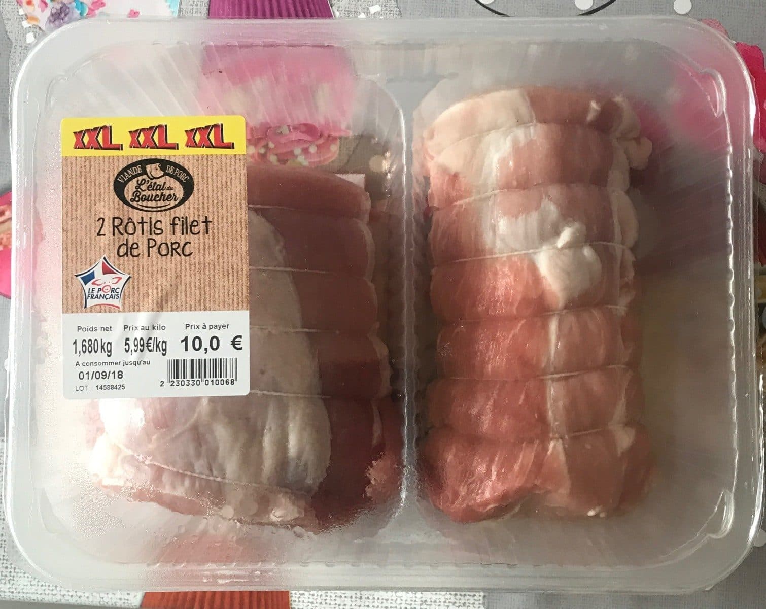 L'Étal du Boucher 2 rotis filet de porc packshot