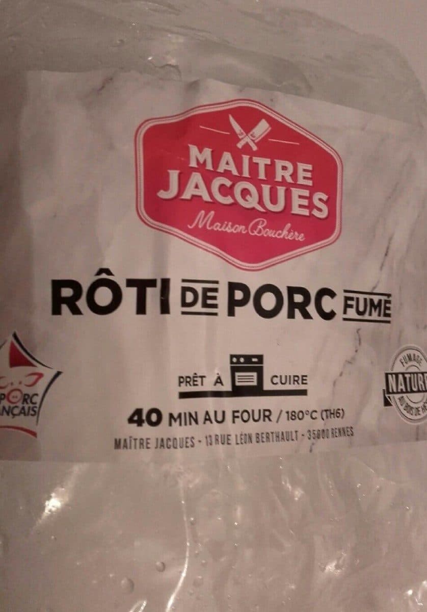 Maître Jacques Rôti porc packshot