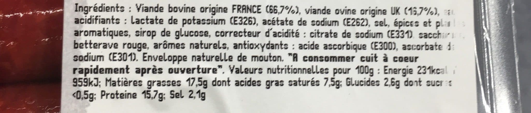Emile Charotain Merguez packshot