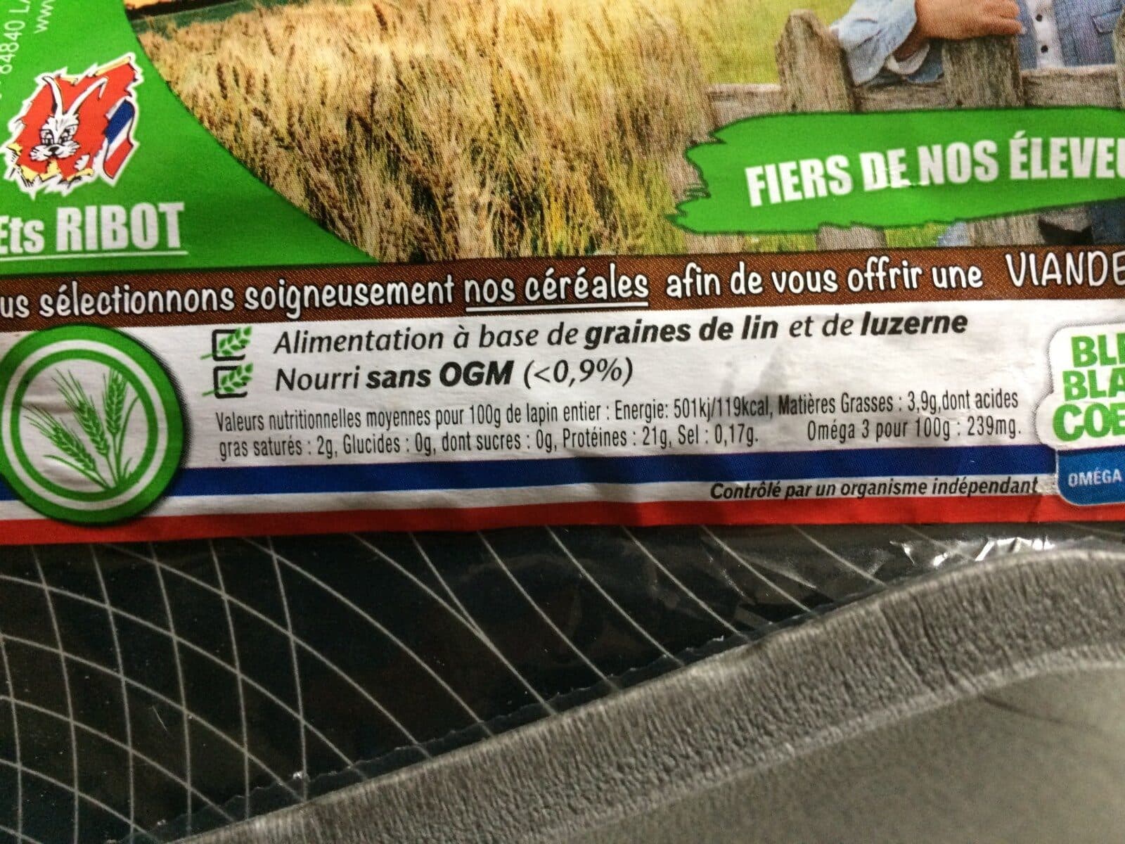 Open Food Facts Gigolette lapin BBC packshot
