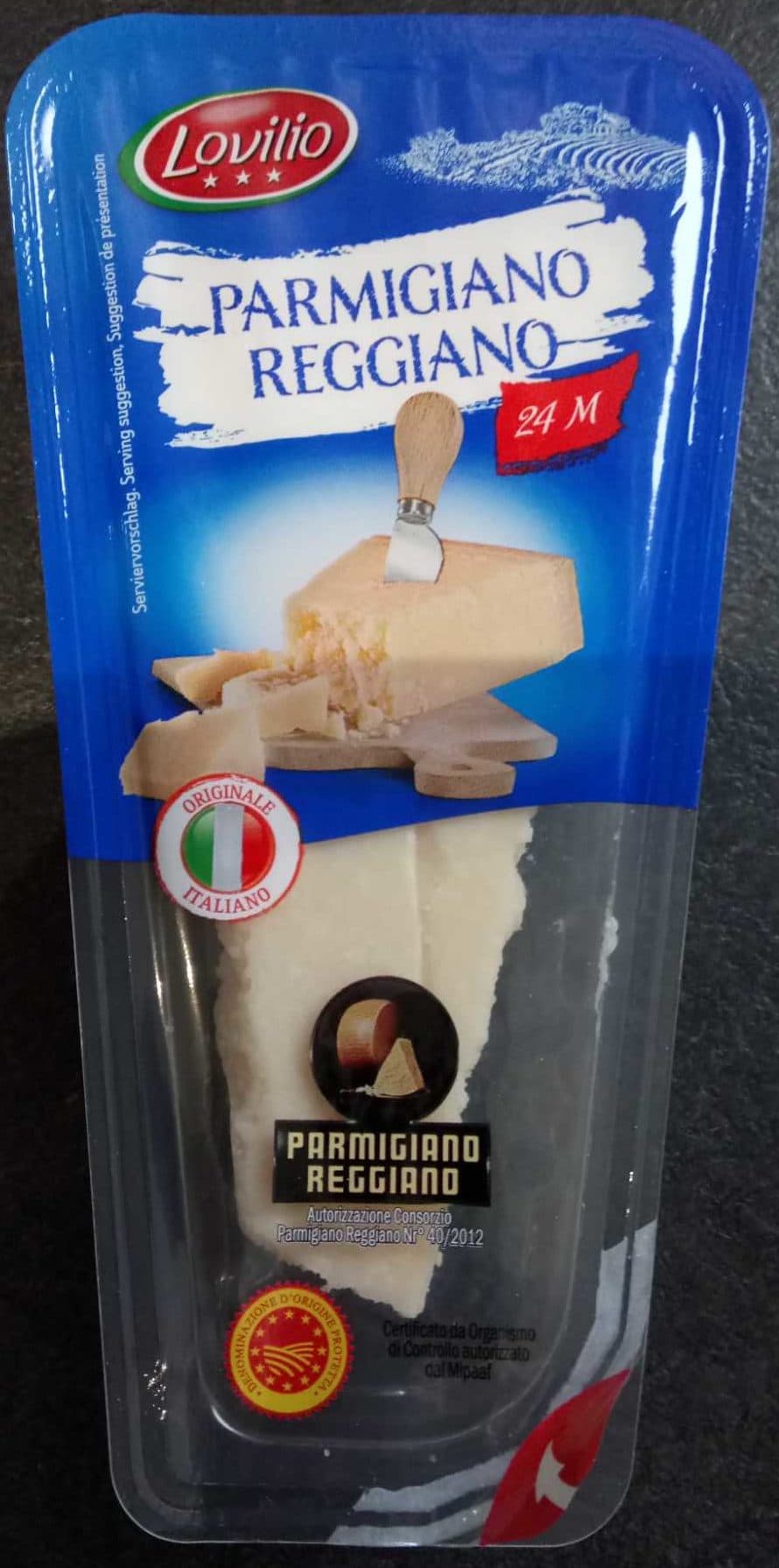 Lidl Parmigiano reggiano packshot