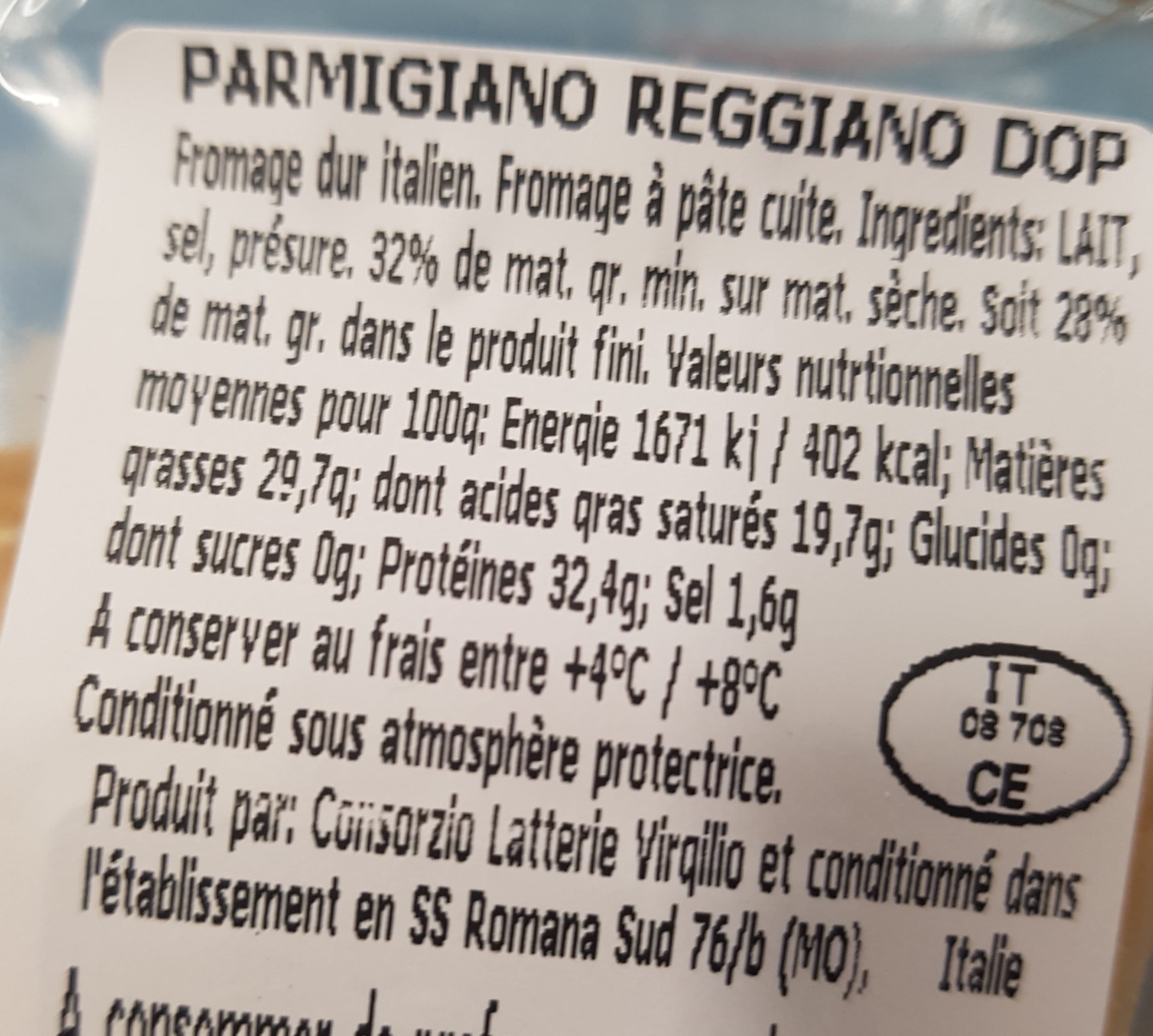 Lovilio Parmigiano reggiani packshot
