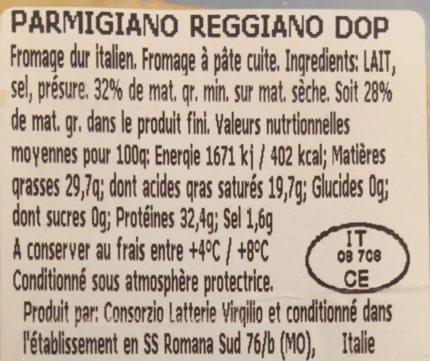 Lovilio Parmigiano Reggiano 24 mois packshot