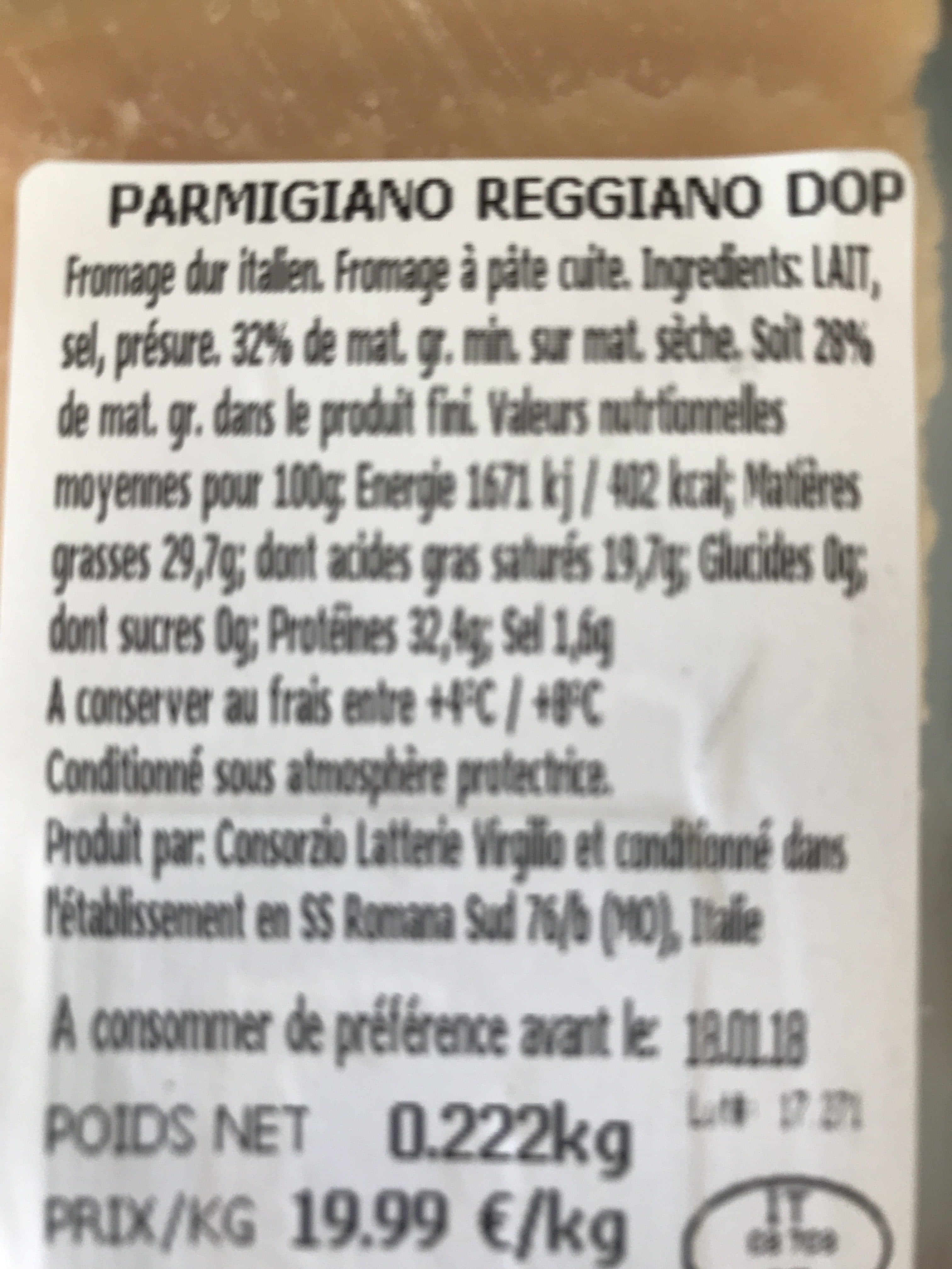 Lovilio Parmigiano reggiano packshot