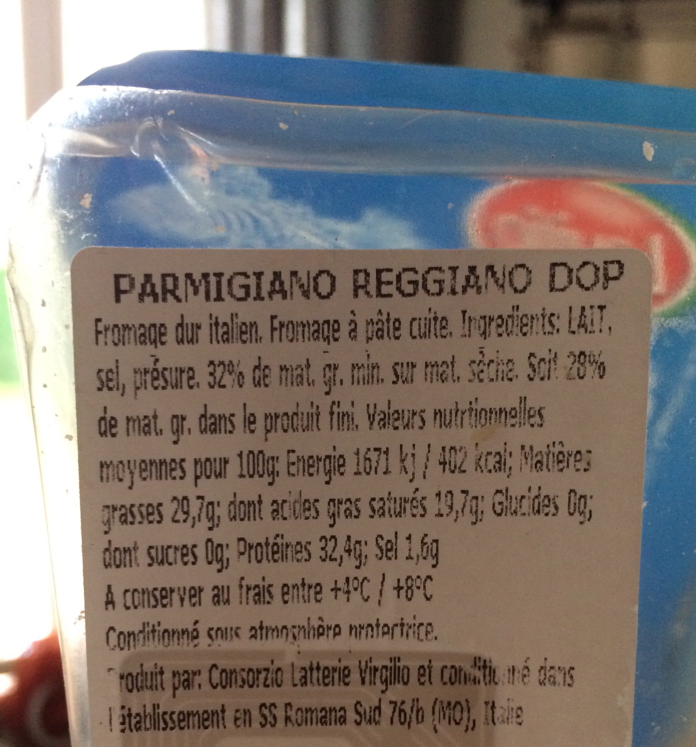 Lovilio Parmigiano reggiano packshot