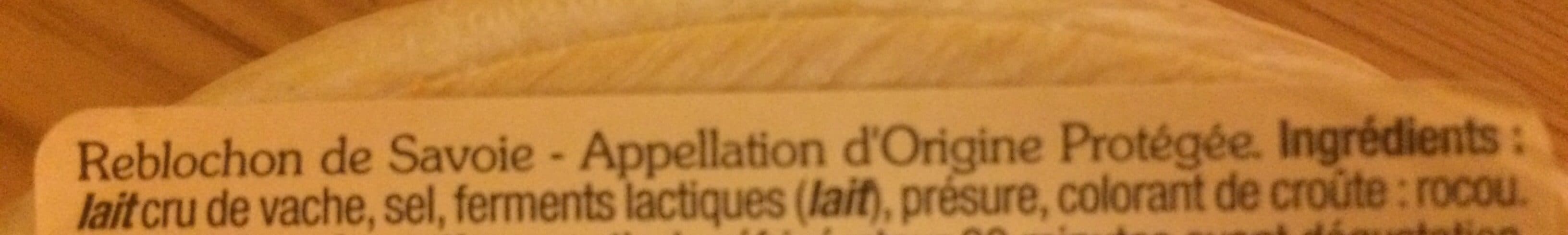 Saveurs De Nos Regions Reblochon de savoie packshot