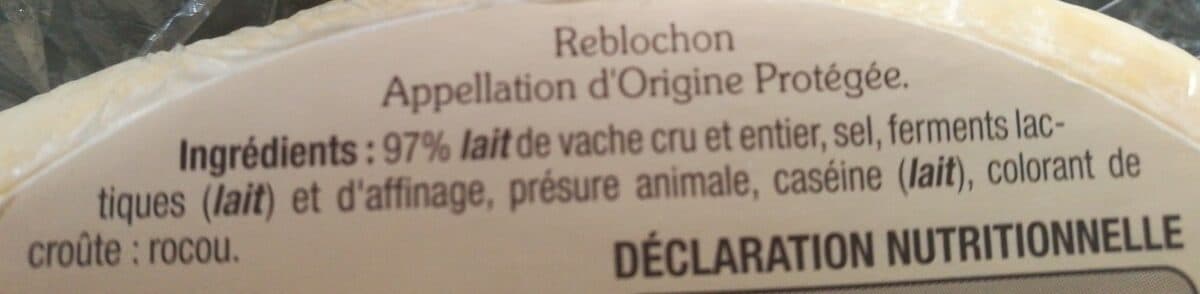 Saveurs de nos Régions Reblochon de Savoie packshot