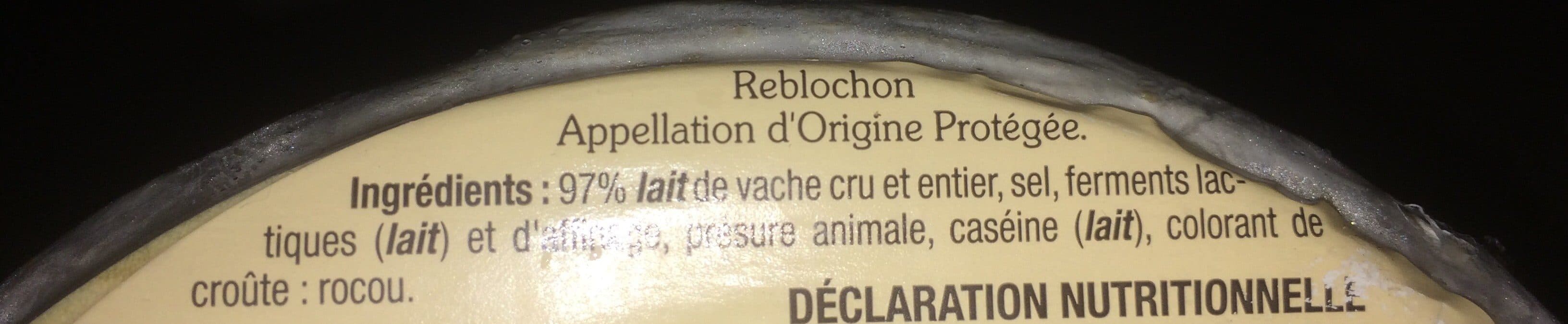 Saveurs de nos Régions Reblochon de Savoie packshot