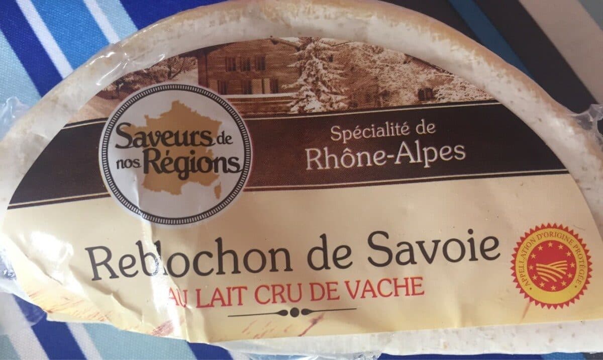 Saveurs de nos Régions Reblochon de savoie packshot