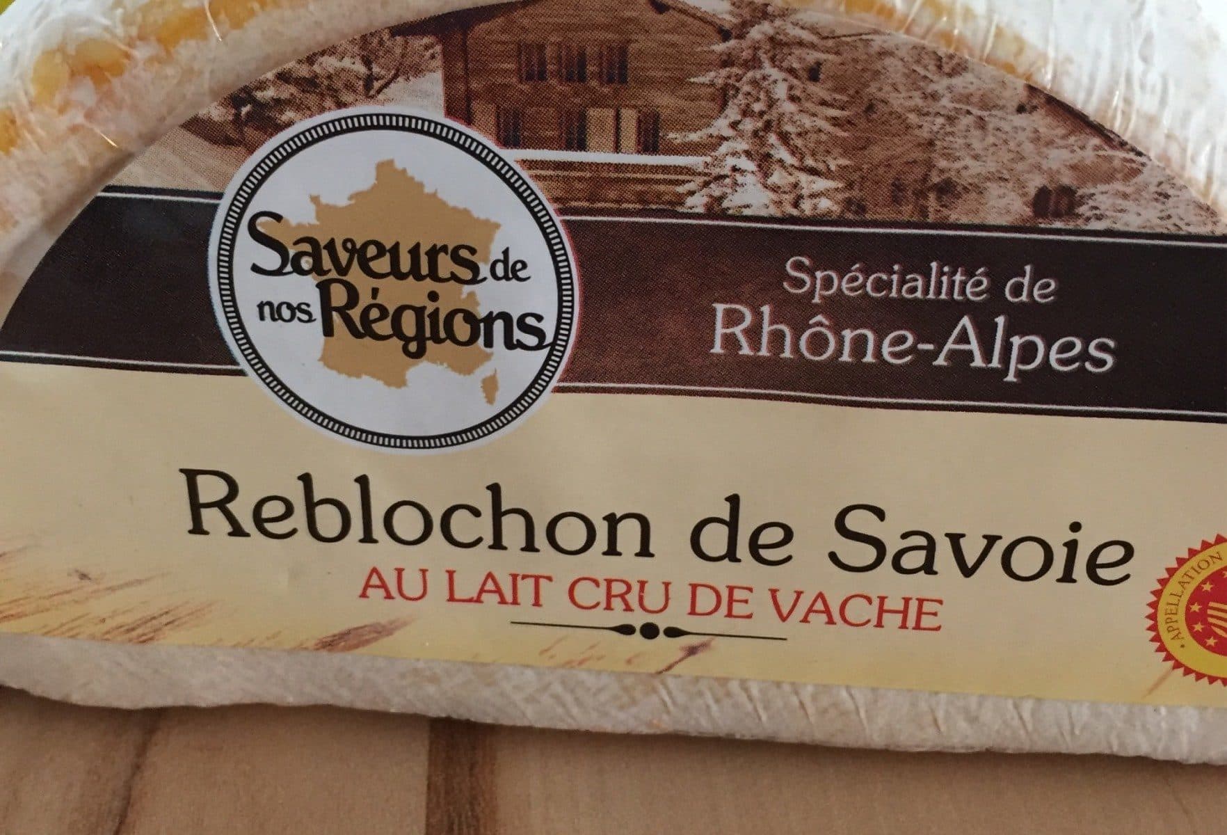 Saveurs de nos Régions Reblochon de savoie au lait cru packshot