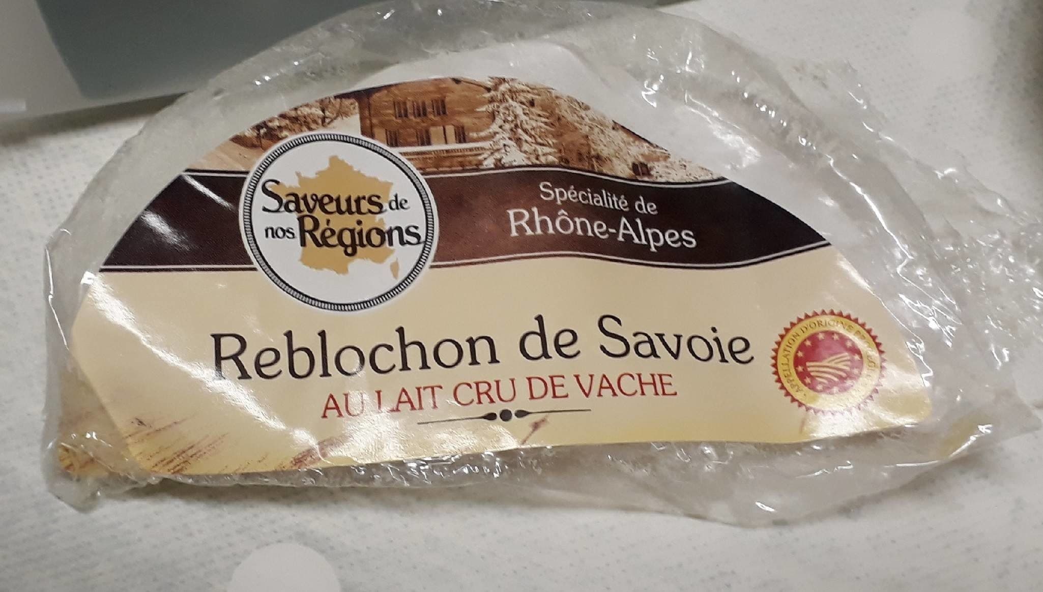 Saveurs de nos Régions Reblochon de savoie packshot