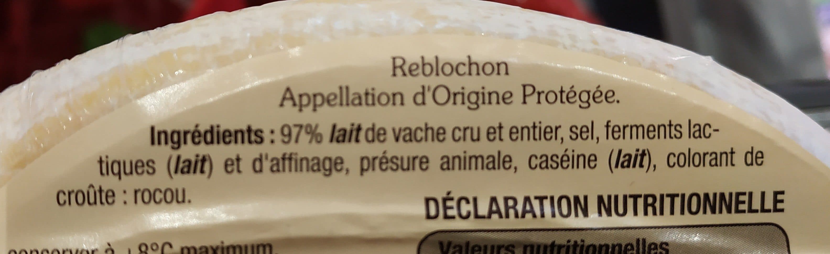 Saveurs de nos Régions Reblochon de savoie packshot