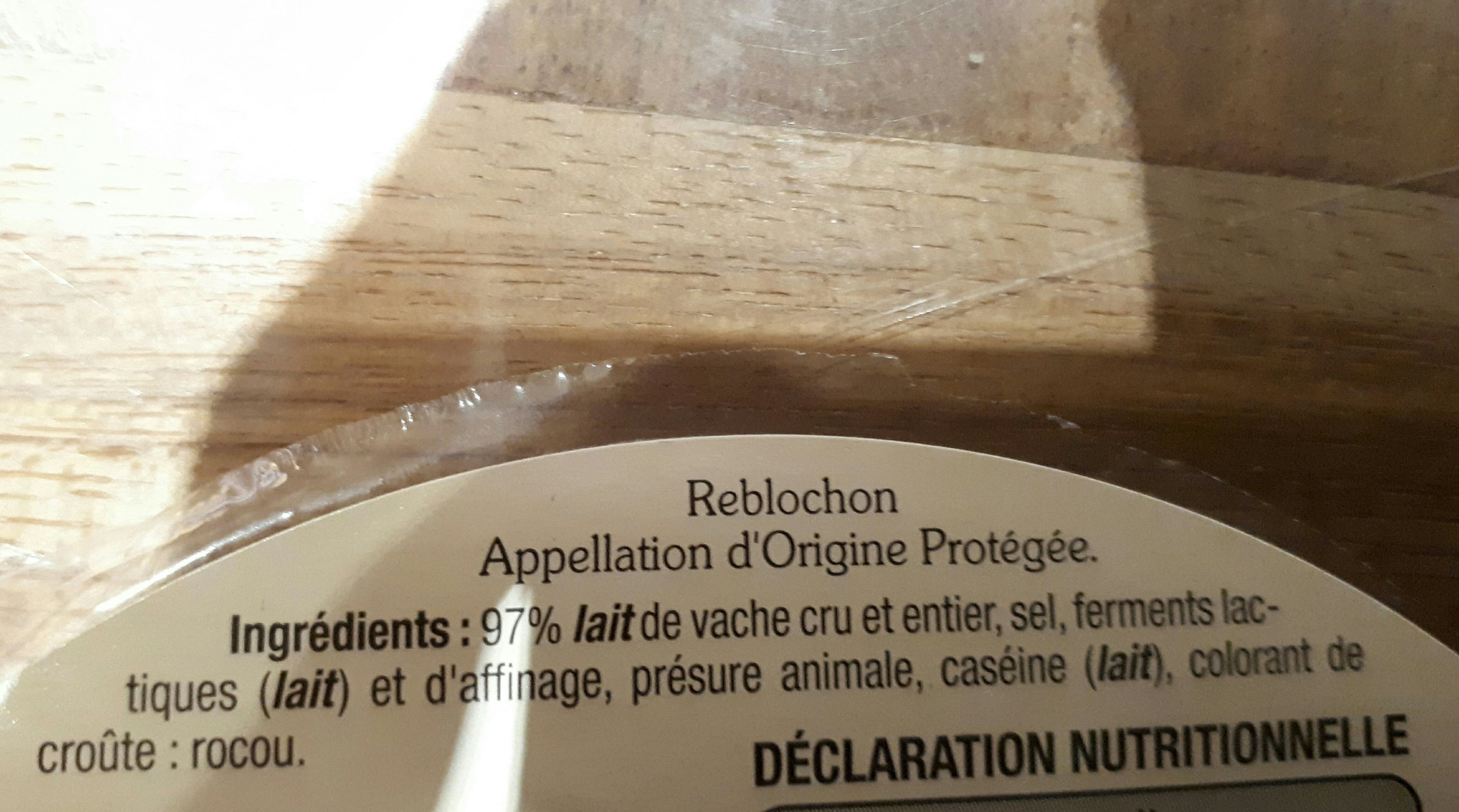Saveurs De Nos Regions Reblochon de savoie packshot