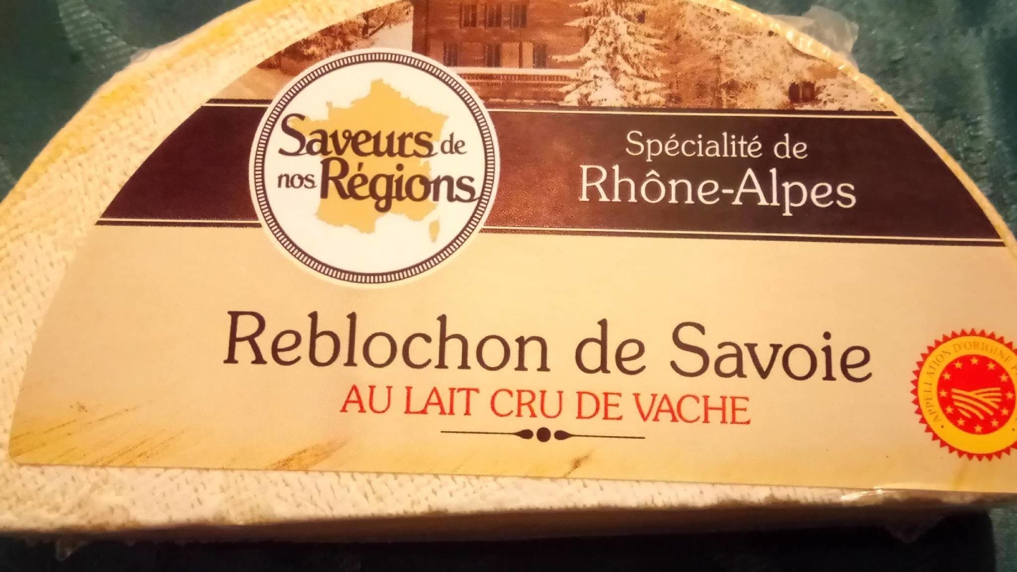 Saveurs de nos regions Reblochon de Savoie packshot