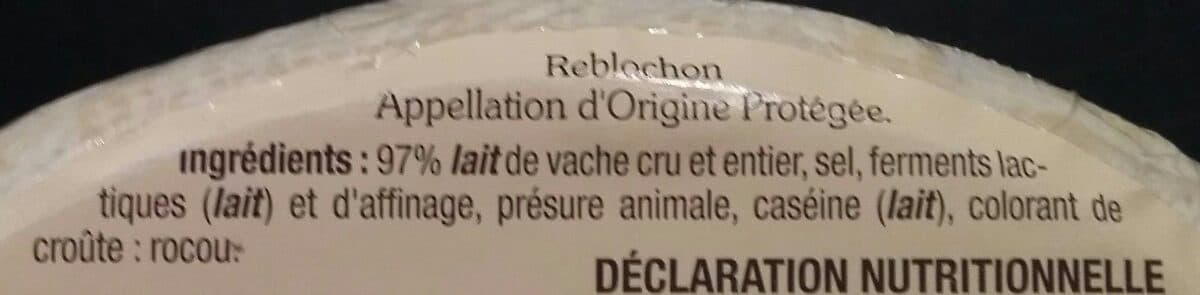 Saveurs de nos Régions Reblochon de Savoie packshot