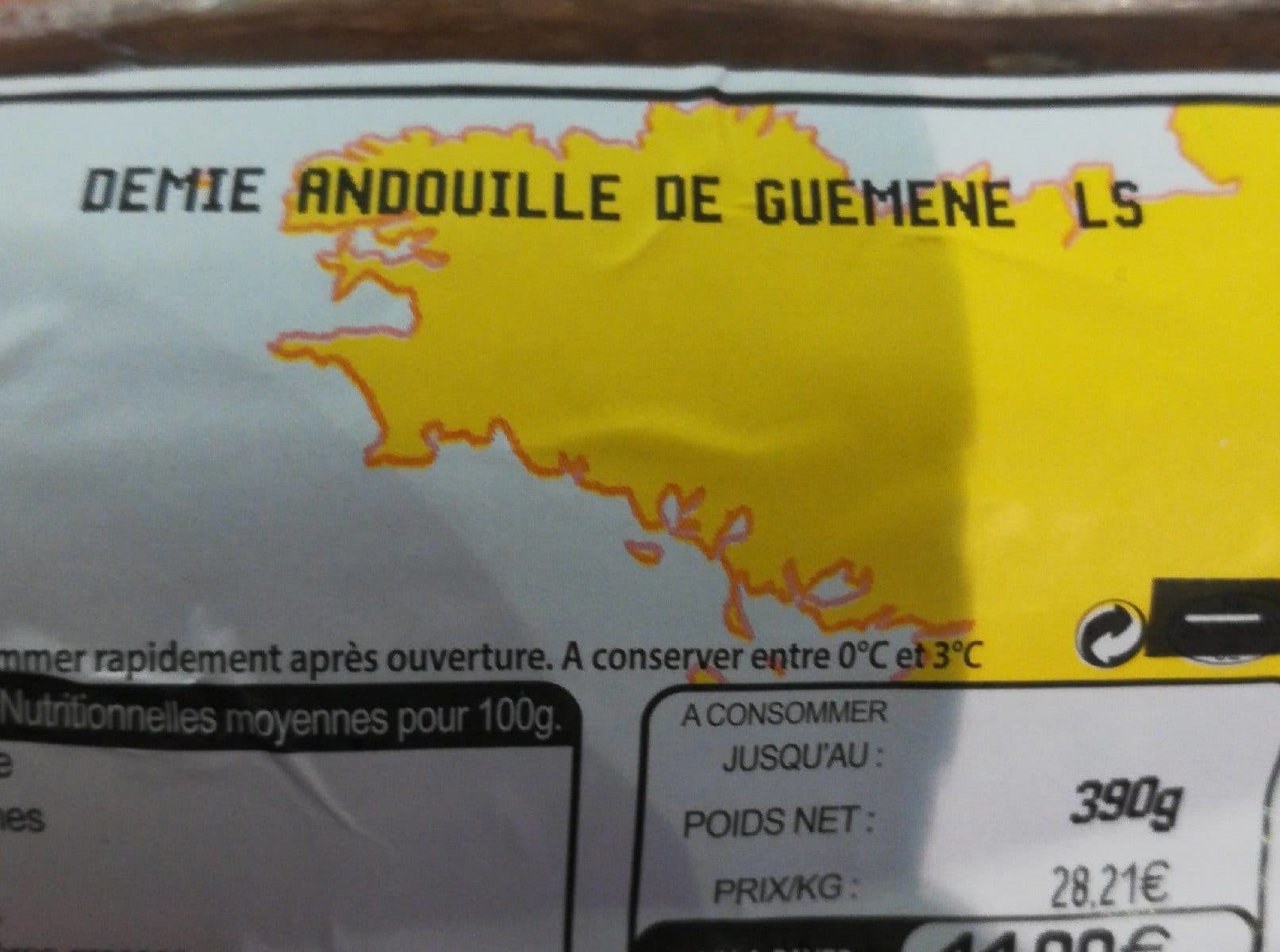 Open Food Facts Andouillette de guémené packshot