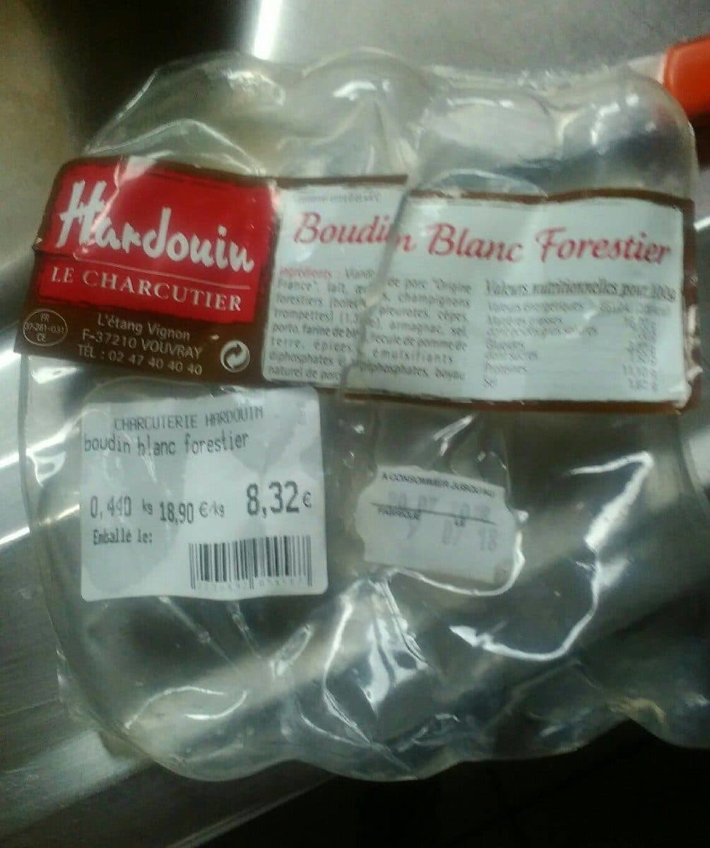 Open Food Facts Boudin blanc forestier packshot
