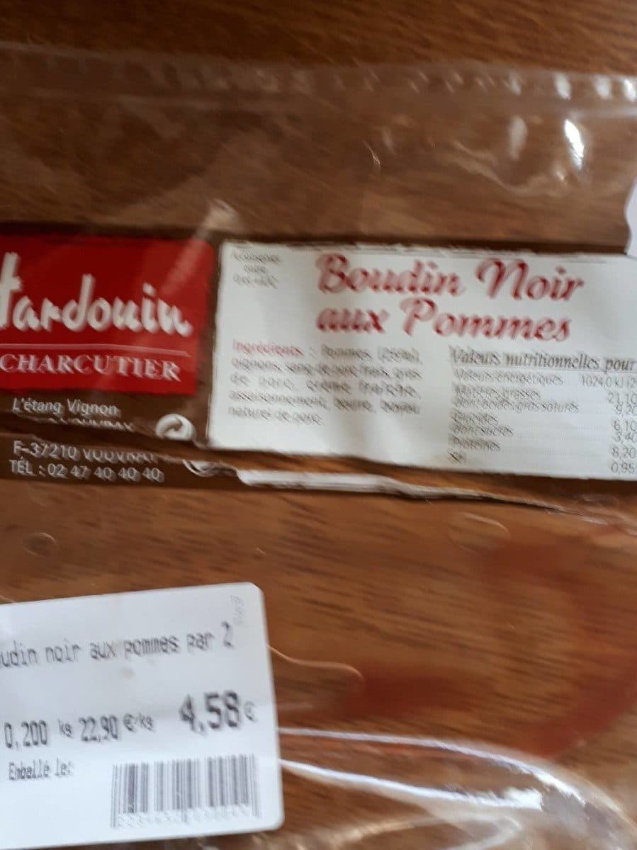 Open Food Facts Boudin aux pommes packshot