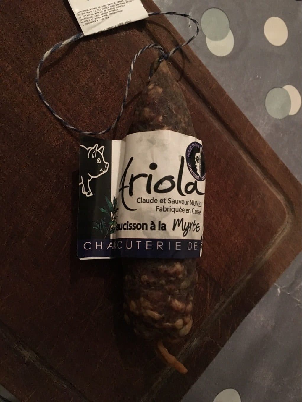 Ariola Saucisson fumé a la myrte de bastelica packshot